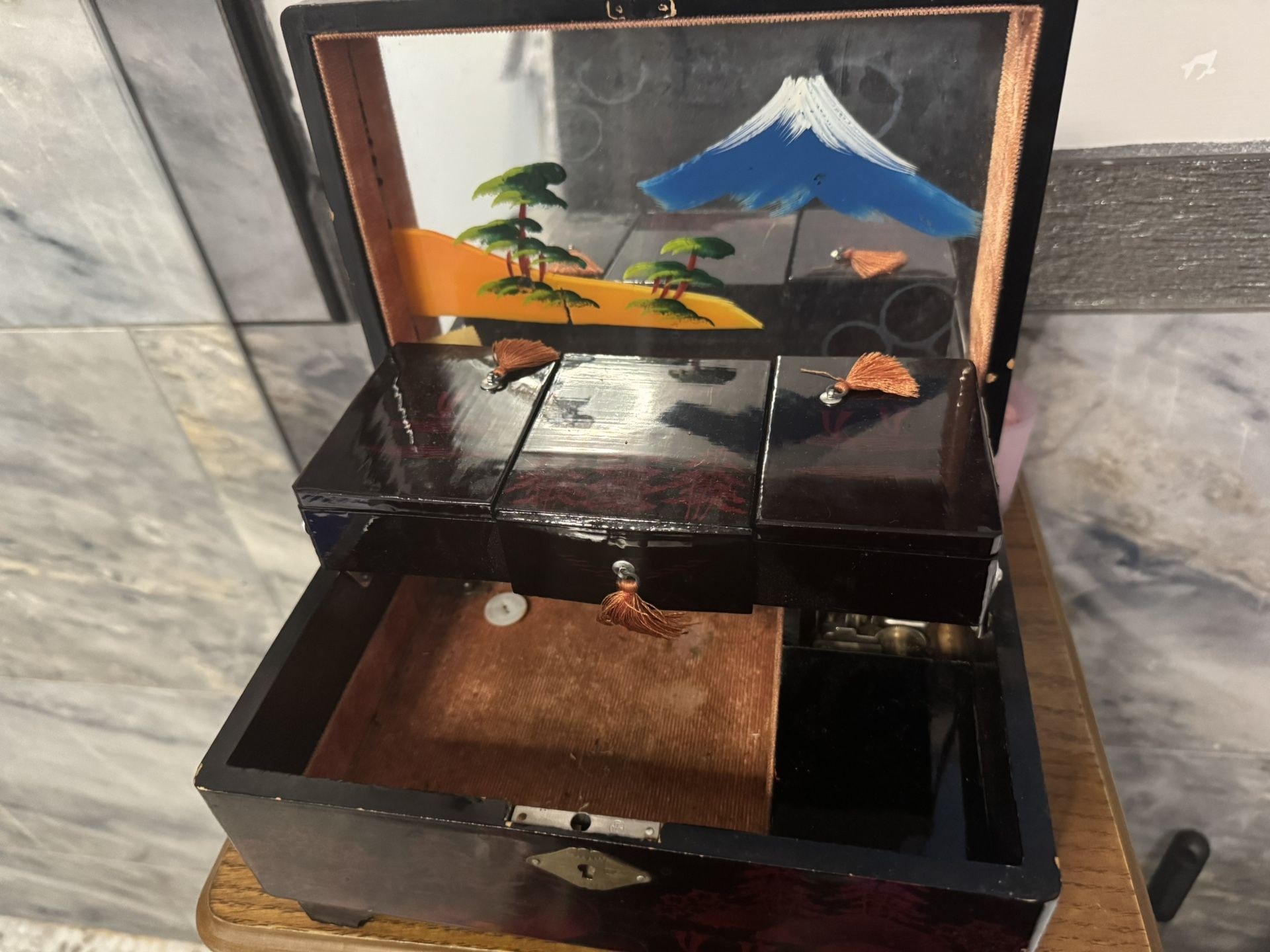 Vintage Japanese Jewelry Box
