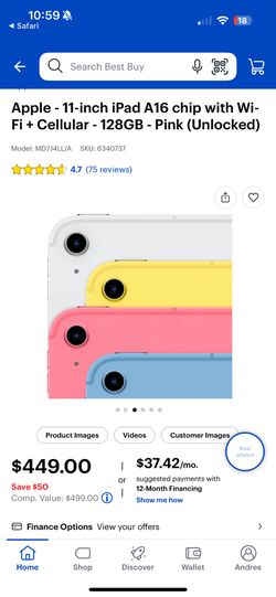 iPad A16 11.5 Inch