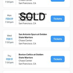 Golden State Warriors Tickets for Sale – Season Ticket Holder
