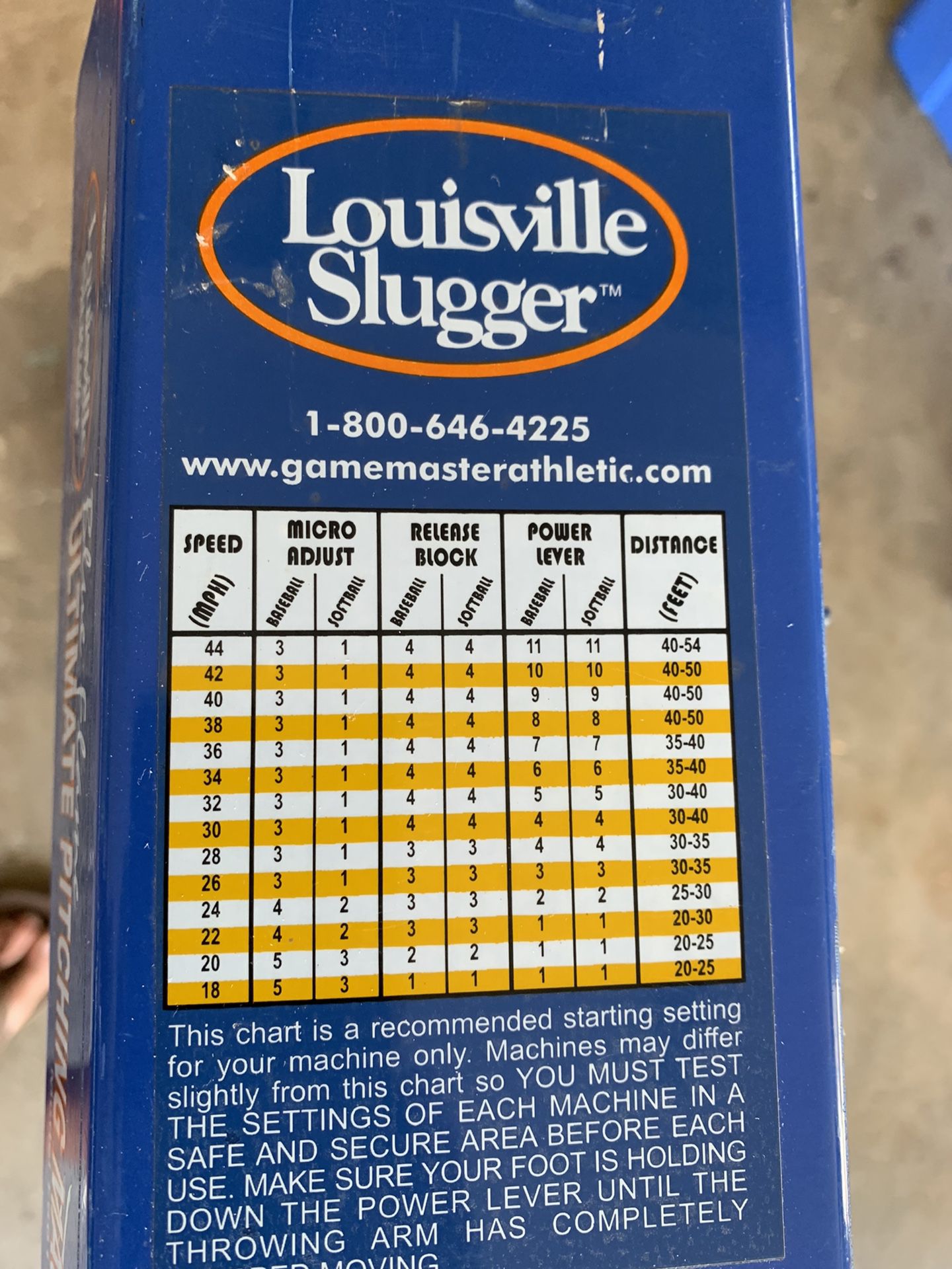 Louisville Slugger Blue Flame Pitching Machine for Sale in Riverside, CA -  OfferUp