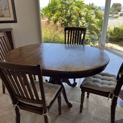 Oval Solid Wood Table