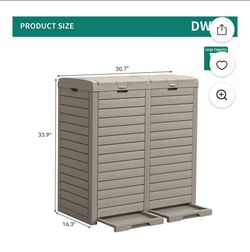 Outdoor Patio trash bin