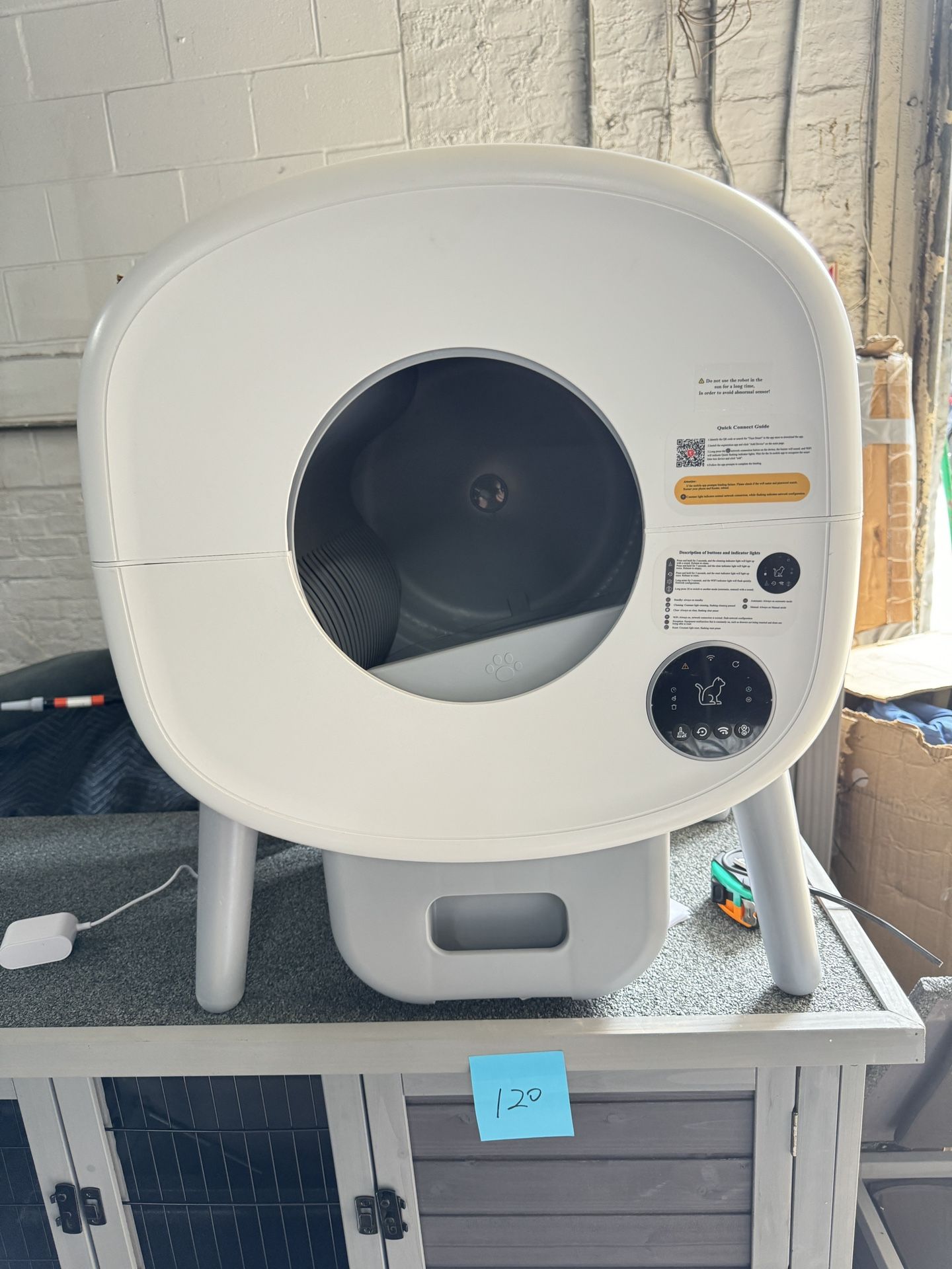 Self Cleaning Cat Litter Box: Extra Large Automatic Litter Box for Multiple Cats, Odor-Free, App-Controlled, Ambient Light Waste Disposal