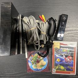 Black Nintendo Wii Console  For Sale $125  OBO.  Tested.  **Gamecube Compatible** 