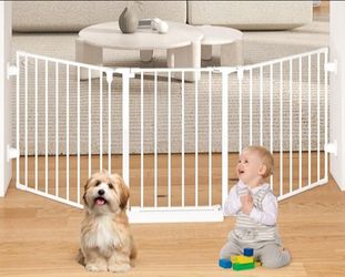 Cidney 29.4-78" Extra Wide Baby Gate, white