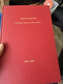 RARE Delta Kappa Gamma Society Minute Books