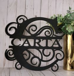 Monogram letter