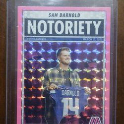 Football sam darnold card