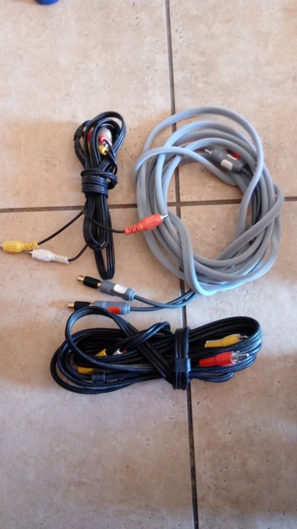 Rca audio video cables
