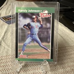 RANDY JOHNSON RC 1989 DONRUSS THE ROOKIES BASEBALL CARD MONTREAL EXPOS