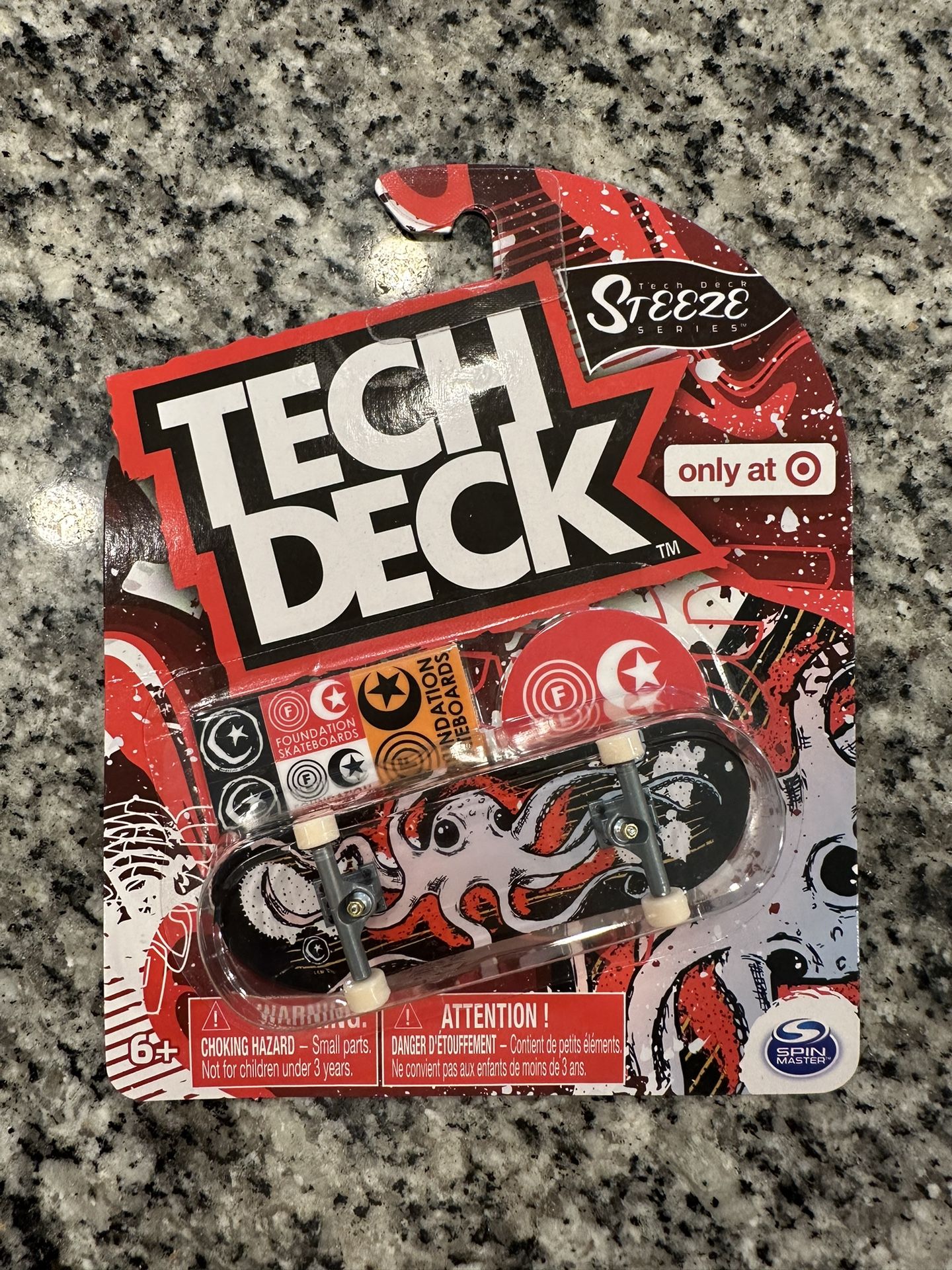 Tech Deck Target Exclusive Ultra Rare Octopus Board-New In Packaging