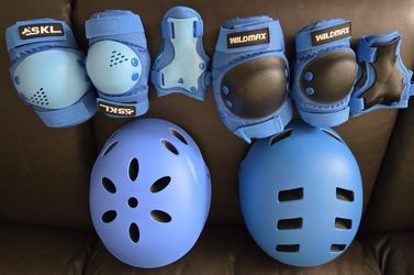 Cycling Helmet set,  knee elbow protectors for girls and boys