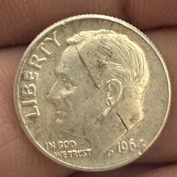 1964 Silver Dime Coin