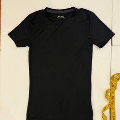 BCG Boys Size M 10-12 Athletic Black Compression Shirt,Football 
