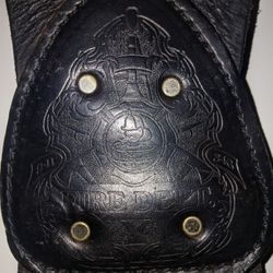 SMITHIES Custom Leather Firefighter Suspenders Made in USA.