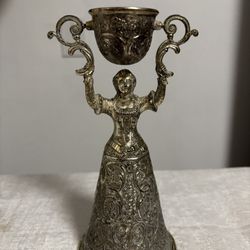 Silver Plated German Style Wedding Cup 8”