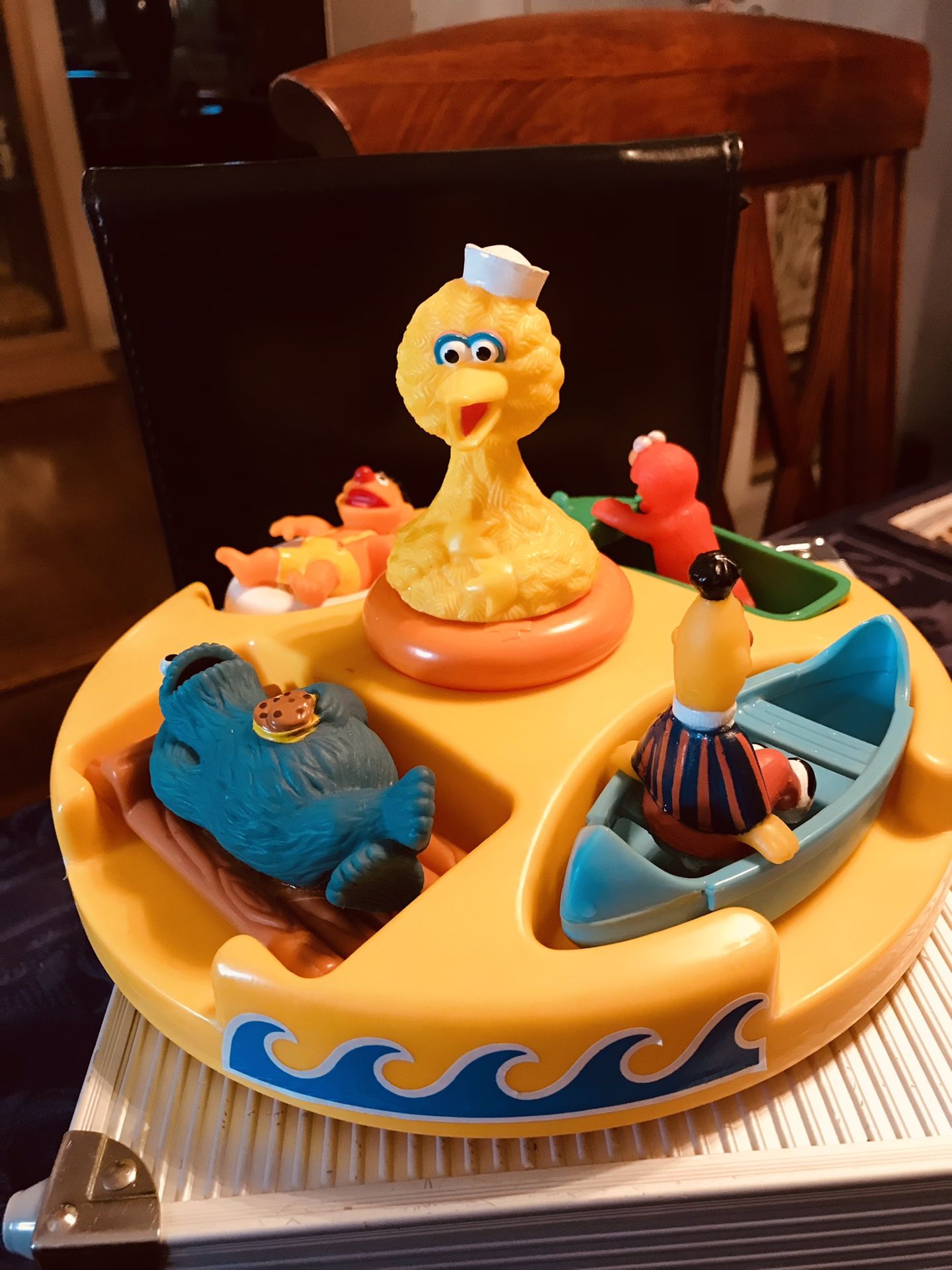 Vintage Illco Sesame Street Floating Bathtub Toy Please View Pics And Read Description