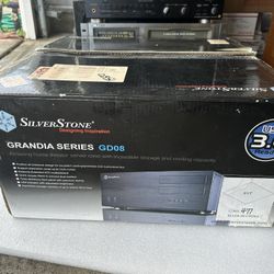 NEW Silverstone SST-GD08B (Black) Grandia Series HTPC Case 