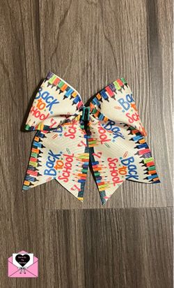 ✏️Back To School Cheer Bow✏️