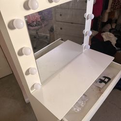 Vanity Mirror Desk