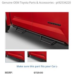 2022-2026 Toyota Tundra Predator Steps (OEM)