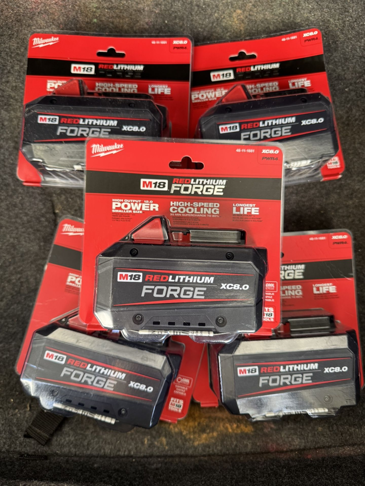 M18 18V Lithium-Ion REDLITHIUM FORGE XC 8.0 Ah Battery Pack
