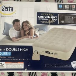 Serta Queen Inflatable Mattress 