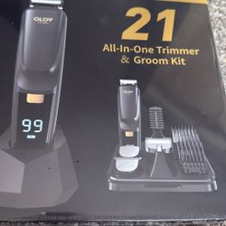 Trimmer Electric Razor All In One 21 Pieces