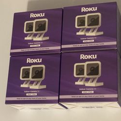 Roku Indoor Camera for Home Security, 2-Pack