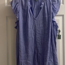 Brand New Ladies Lavender Blouse