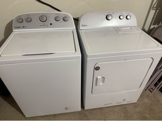 Whirlpool Washer & Dryer Set – Good Condition, Ready to Use