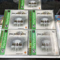 Final Fantasy Tactics Ps1 $35-$40 Each Gamehogs 11am-7pm