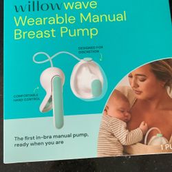 Willow Wave Wearable Manual Breast Pump 