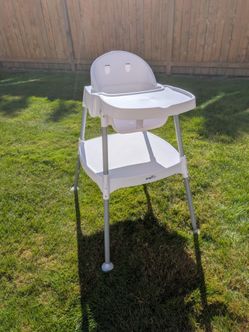 Evenflo highchair, toddler chair, and table