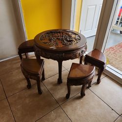 Chinese Table And Chairs 