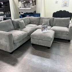 New Light Gray Sectional 