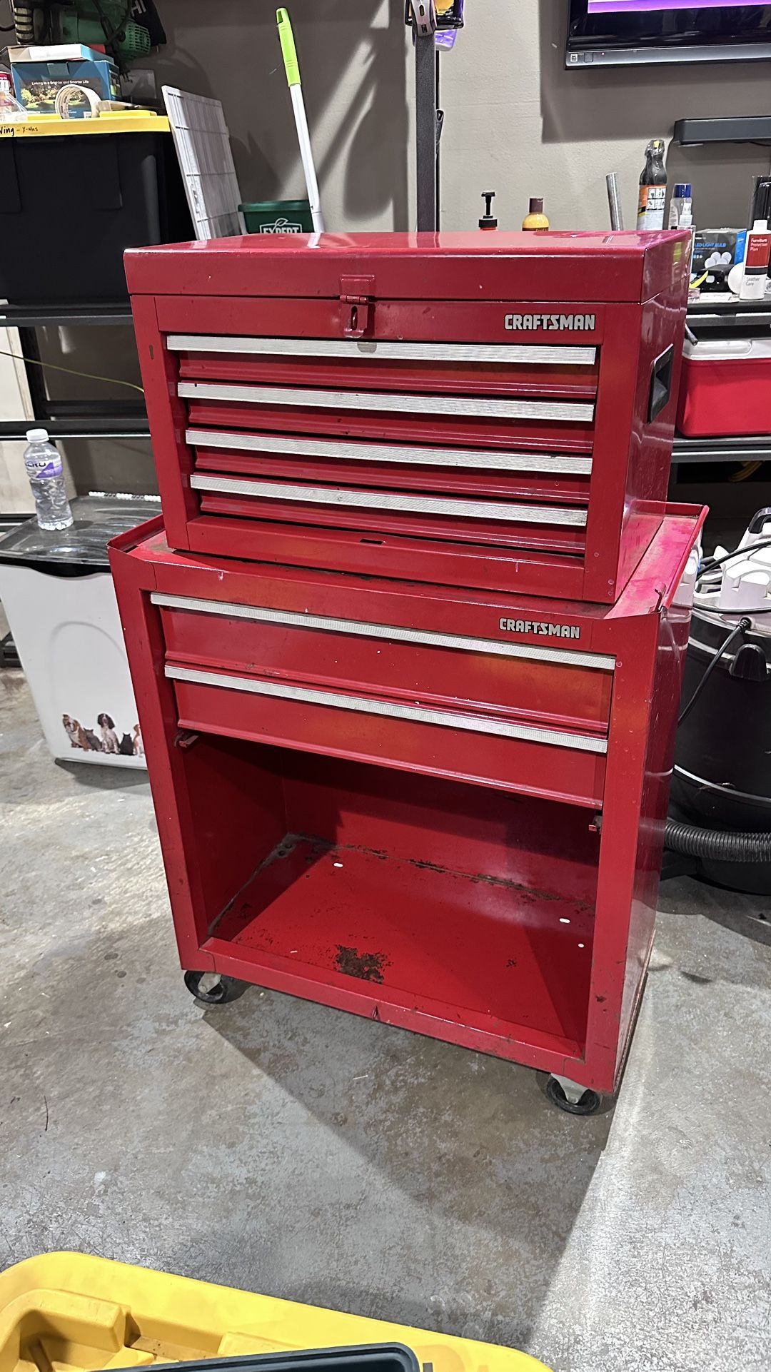 Vintage craftsman toolbox