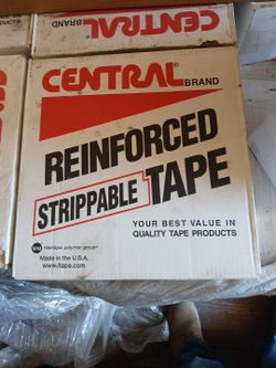 Reinforced strippable tape