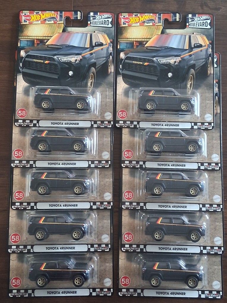 Hot Wheels Toyota 4Runner "Boulevard #58 Walmart Exclusive" Series-2020 New