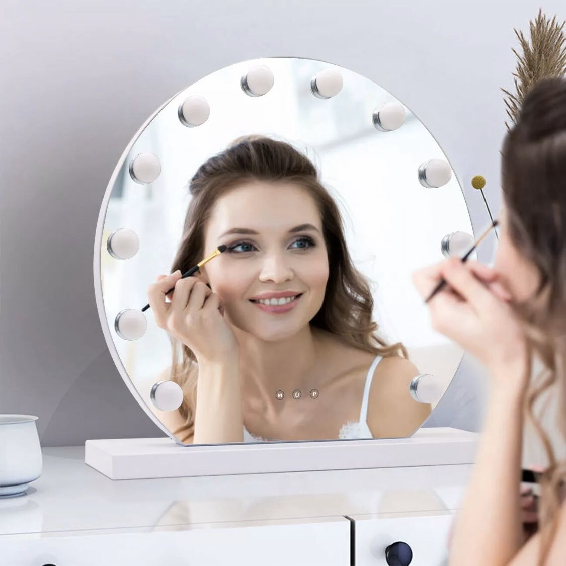 ❤️ BRAND NEW VANITY MIRROR w LED BULBS HOLLYWOOD STYLE