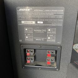 Bose Acoustimass 3 Series III Black Passive Subwoofer Speaker System 