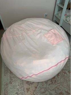 Pink bean bag