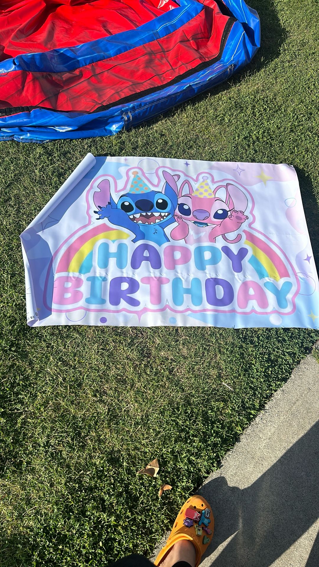 Birthday Banner Stitch N Angel