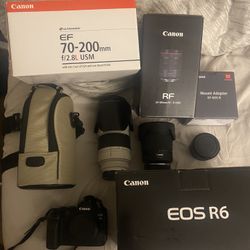 Canon Ef 70-200 L2.8 Rf 24-105L F4