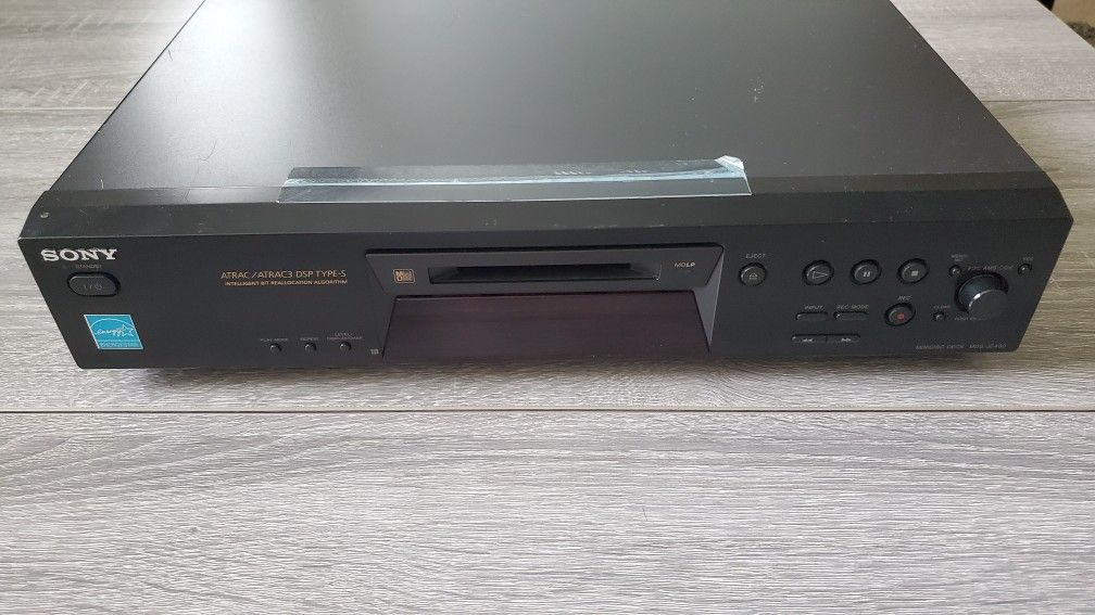 SONY Minidisc Player Recorder Deck MDS-JE480 Atrac DSP Type-S