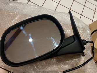 Truck Left Side Door Mirror with Wiring