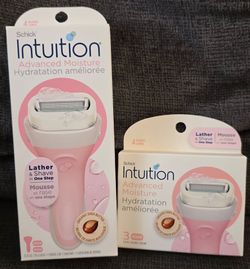 Schick Intuition Advanced Moisture Women's Razor & 3-ct Cartridges