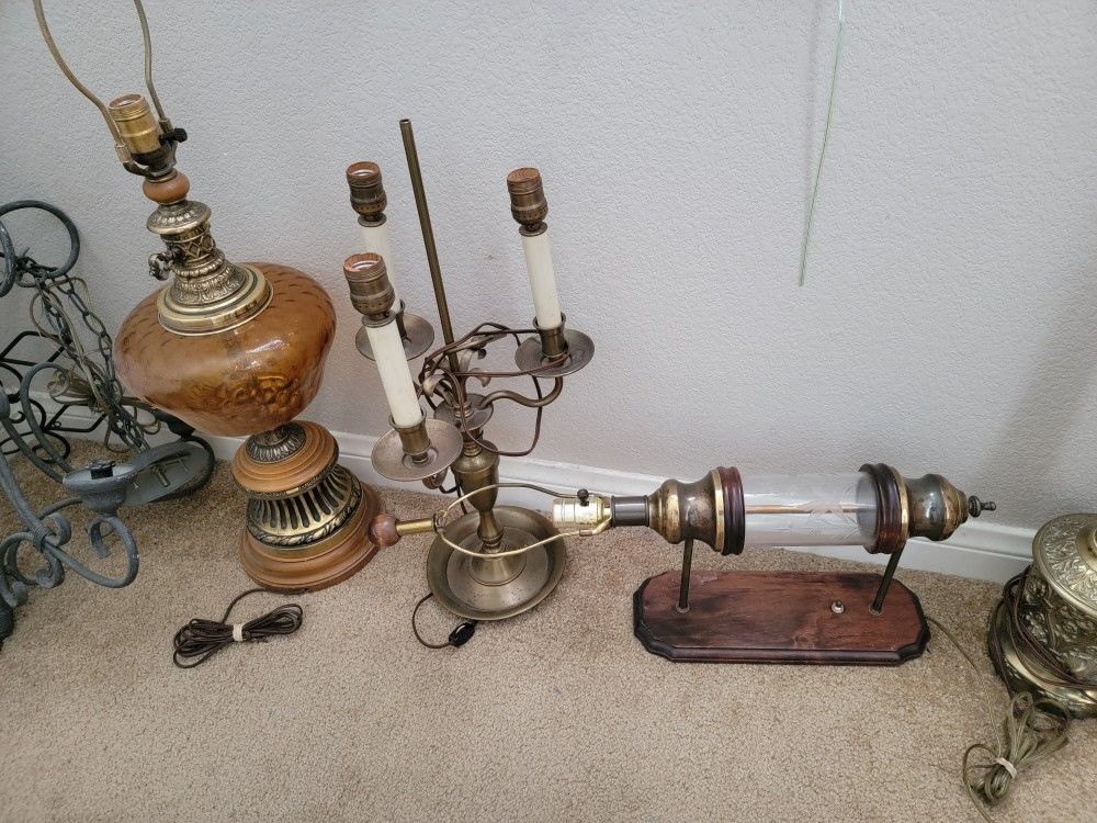 Creepy Candelabra Or Lucite Lamp Multi Light Fixtures Lamps