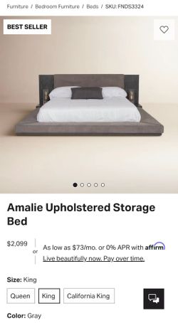 Amalie Low Profile Platform Bed