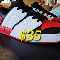 🔥 Nike Air Jordan NU Retro 1 Low Chicago Red & Black - Mens Size 13